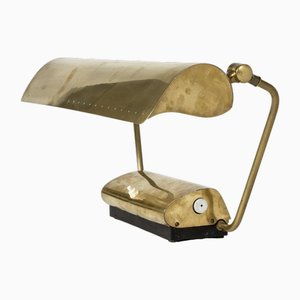 Mid-Century Brass Desk Lamp from Philips, 1940s