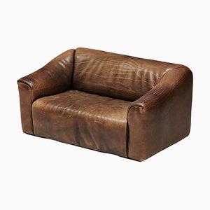 DS47 Sofa in Bullhide Leather from de Sede, Switzerland, 1970s