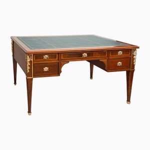 Antique Napoleon III Desk in Mahogany, France, 19th Century