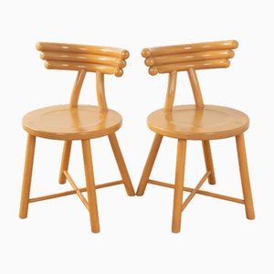 Postmodern Dining Chairs from EKA Wohnmöbel, 1960s, Set of 2