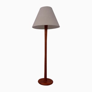 Große dänische Teak Stehlampe von Dyrlund, 1960er