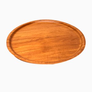 Mid-Century Wooden Tray from Gena, Sweden, 1960s