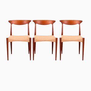 Model MK310 Dining Chairs by Arne Hovmand-Olsen for Mogens Kold, 1960s, Set of 6