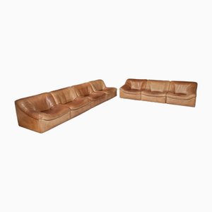 DS46 Modular Sofa in Buffalo Leather from de Sede, Switzerland, 1970s, Set of 8
