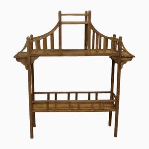 Tavolino Art Nouveau a fiori, anni '20