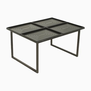 Table Basse Géométrique avec Plateaux Loose, 1980s