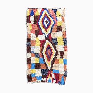 Geometrischer marokkanischer Vintage Berber Teppich, 1980er