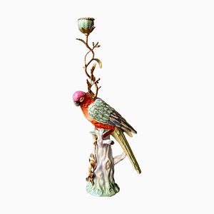 High Pipeline Porcelain Parrot Candle by &Klevering