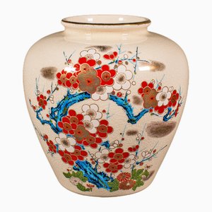 Kleine chinesische Vintage Vase aus Keramik & Baluster, 1970er