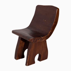 Sedie in legno attribuite a Jose Zanine Caldas, anni '50, set di 3