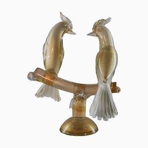 Figurine Oiseau en Verre de Murano par Livio Seguso pour Salviati Furnace, 1980s