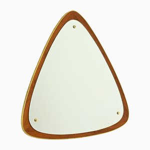 Espejo triangular vintage, años 50