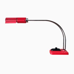 Red Desk Lamp by Frauenknecht, 1970s