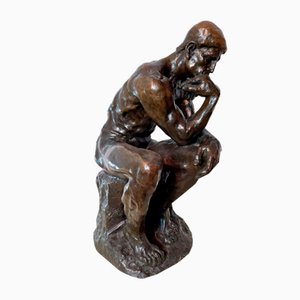 Zheng d'après Rodin, Le Penseur, 1800s, Bronze