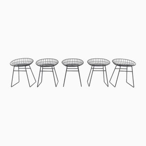 Metal Wire KM05 Stool attributed to Cees Braakman for Pastoe, the Netherlands, 1958