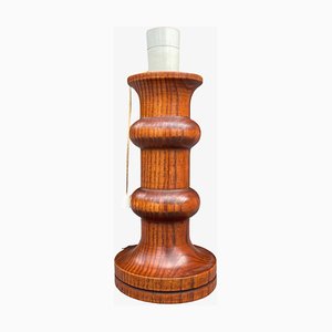 Pied de Lampe Vintage en Bois, 1960s