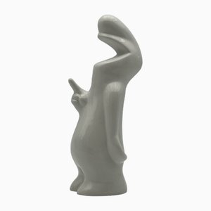 Figura La Linea de cerámica de Osvaldo Cavandoli, Italia, años 60
