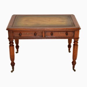 William IV Writing Table with Leather Top, 1830s