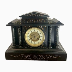 Horloge de Cheminée Victorienne en Marbre, 1860s
