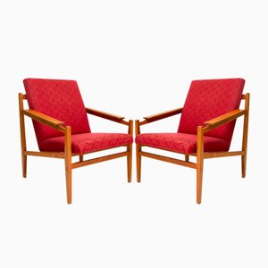 Set of Mid-Century Scandinavian Style Armchairs, 1960s