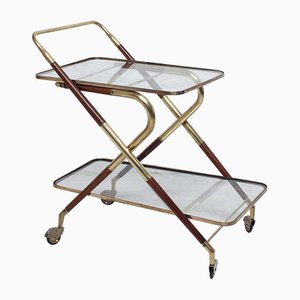 Bar Cart in the style of Cesare Lacca for Cassina, Italy, 1950s