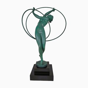 Fayral und Max Le Verrier, Art Deco Illusion Skulptur, 20. Jh., Babbitt & Marmor