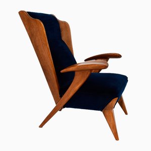 Triennale Armchair by Guglielmo Pecorini, Italy, 1948