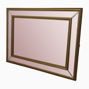 Specchio dorato Art Déco, anni '60