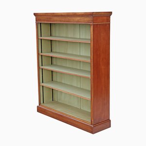 Large Victorian Style Adjustable Bookcase in Walnut, 1970s