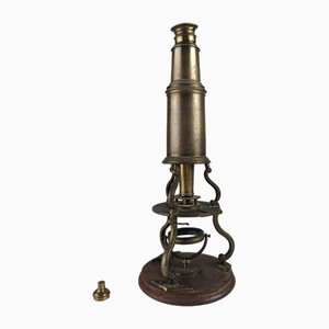 English Culpepper Microscope in Brass by George Adams