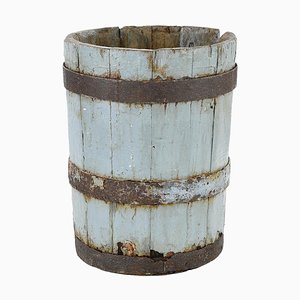 Rustic Solid Wood Barrel