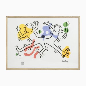 Keith Haring, Composición, Serigrafía, años 90