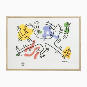 Keith Haring, Composition, Sérigraphie, 1990s