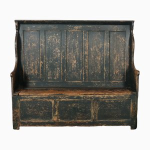 Welsh Painted Box Bench