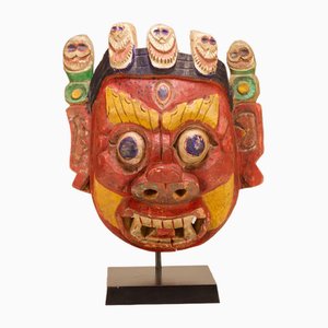 Máscara Cham Mahakala, Tíbet o Nepal