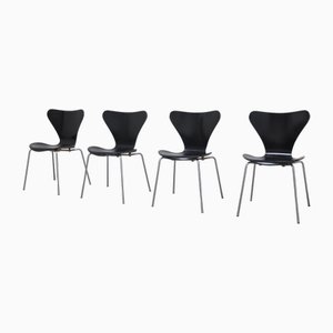 Sedie della serie Early di Arne Jacobsen per Fritz Hansen, 1955, set di 4