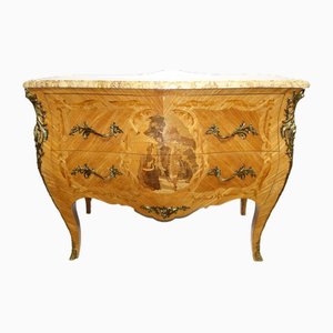 Commode ou Commode Bombe Antique, France, 1870s