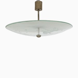 Lampe à Suspension attribuée à Pietro Chiesa pour Fontana Arte, 1940s