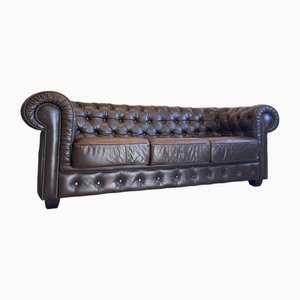 Chesterfield 3-Seater Sofa in Leather