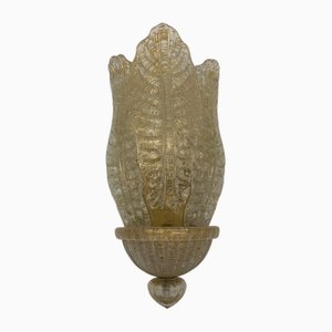 Lampada di Murano con vetro dorato di Barovier, 1970