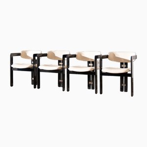 Pamplona Chairs by Augusto Savini for Pozzi, Set of 4