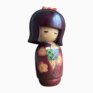 Poupée Kawaii Kokeshi Vintage, 1970s