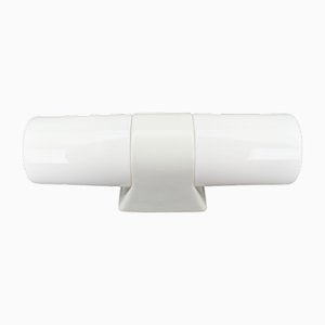 White Porcelain Model 6074 Wall Sconce by Wilhelm Wagenfeld for Lindner