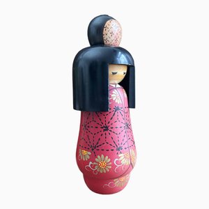 Poupée Sosaku Kokeshi par Kazuo Takamizawa, Japon, 1970s