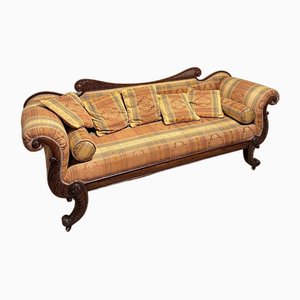 Antikes Regency Drei-Sitzer Sofa aus Mahagoni