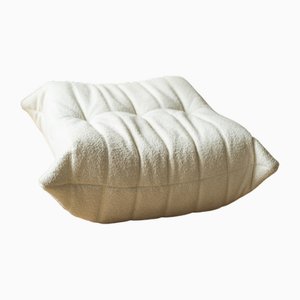Canapé Pouf Togo Bouclette Blanc par Michel Ducaroy pour Ligne Roset