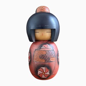 Bambola Gumma Kokeshi vintage di Masae Fujikawa, Giappone, anni '70