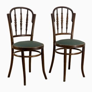 Sedie da scrivania nello stile di Thonet, set di 2