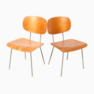 Set of Mid-Century Modern Model 116 Side Chairs by Wim Rietveld for Gispen, 1950s