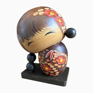 Bambola Kokeshi vintage di Chie Tamura, Giappone, anni '80